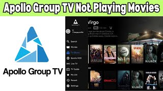 How To Fix Apollo Group Tv Not Playing Movies