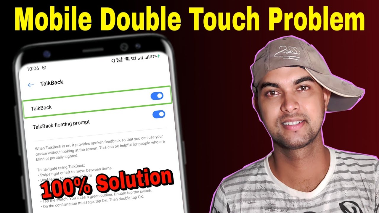 Mobile Double Touch Problem | How To Turn Off Talkback - YouTube