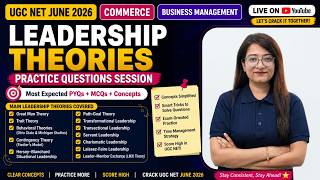 UGC NET Commerce Classes | Business Management UGC NET | Leadership Theories UGC NET Commerce 2026
