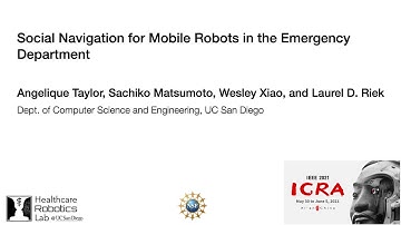 ICRA 2021-Social Navigation for Mobile Robots in the Emergency Department