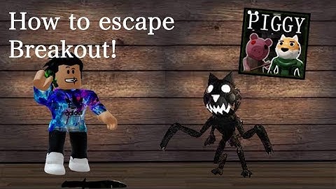 How to escape breakout in piggy + getting Ombra skin!