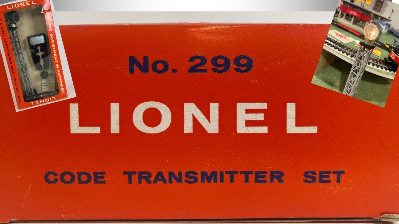 Редкий набор передатчиков кода Lionel 299.