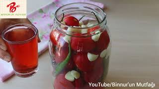 Dedemi̇n En Sevdi̇ği̇ Turşu Kirmizi Domates Turşusu Tari̇fi̇ Kaşik Kaşik Ye Turşu Tari̇fleri̇