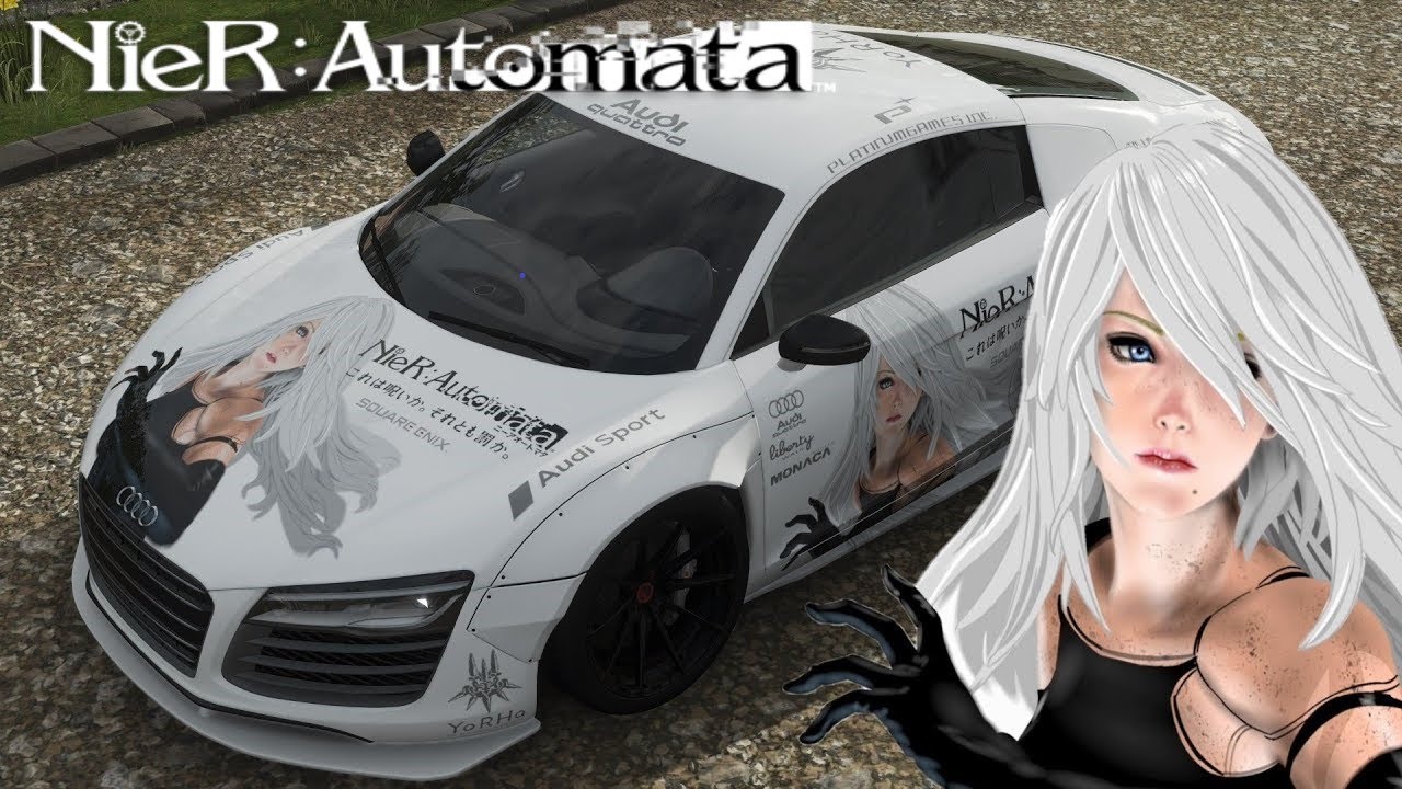 痛車 Nier Automara ニーアオートマタ Speed Paint Youtube