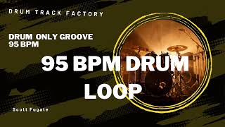 95 BPM Funk/Rock Drum Loop | Jam Track for Musicians