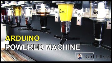 Arduino Powered Machine Can Mix Up 15 Pre-Selected Cocktails - Karl Lillrud