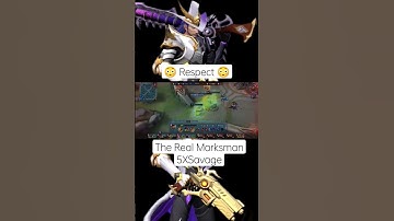 The Real Marksman Clint 5XSavage #shorts #savage #mlbb #clint #mobilelegends