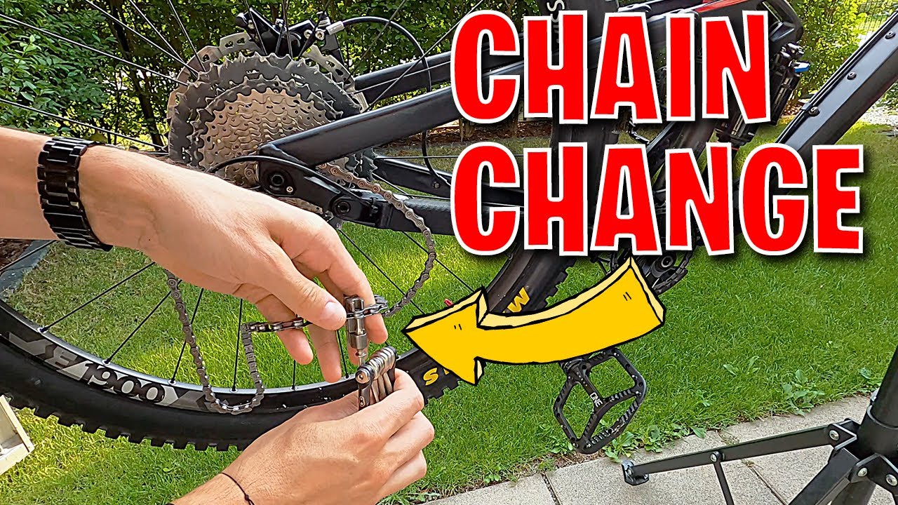 How To Replace A Mountain Bike Chain | Service TUTORIAL step-by-step 🛠️ ...