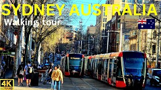 SYDNEY AUSTRALIA Walking tour | Fridays Rush Hour - 4K HDR