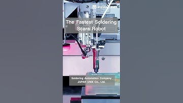 スカラロボット：こてはんだ付け #高速モーション #水平多関節 #インライン #スマート工場