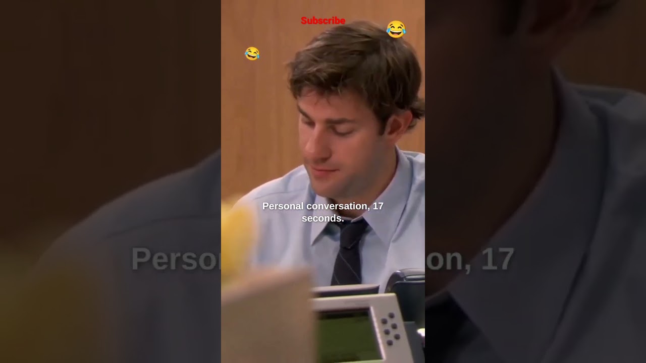 Jim is timing Dwight 