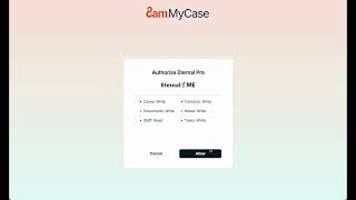 Eternal Pro 8am MyCase Integration Demo Step-by-Step Setup