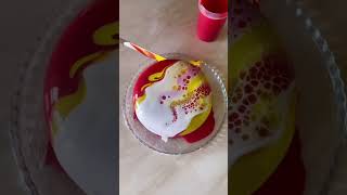 Почему то самый красивый эффект леопарда, на мой взгляд, получается с красной зеркальной глазурью