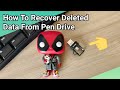 How to recover delete data from sd card  pen drive with easy software