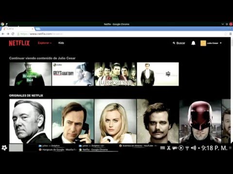 COMO VER PELICULAS ENXubuntuFLIXSparkyLinuxANDO CHAKRA LINUX