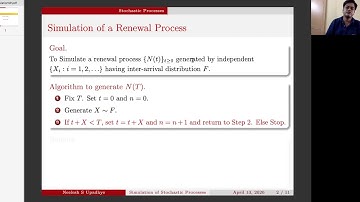 Simulation of a Renewal Process