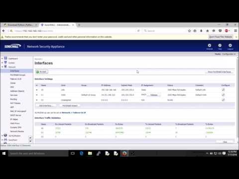 SonicWALL: Registration and Basic Configuration