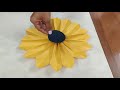 sunflower birthday decoration idea | easy birthday decoration ideas