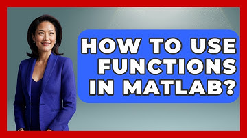 How To Use Functions In MATLAB? - Emerging Tech Insider