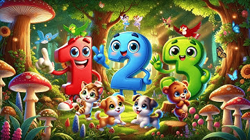 Numbers Animals Song | Learn to Count 1 to 10 with a Fun Numbers Song! | Kids Nursery Rhymes