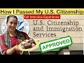 My full us citizenship interview experience  how i passed naturalization test  questions asked