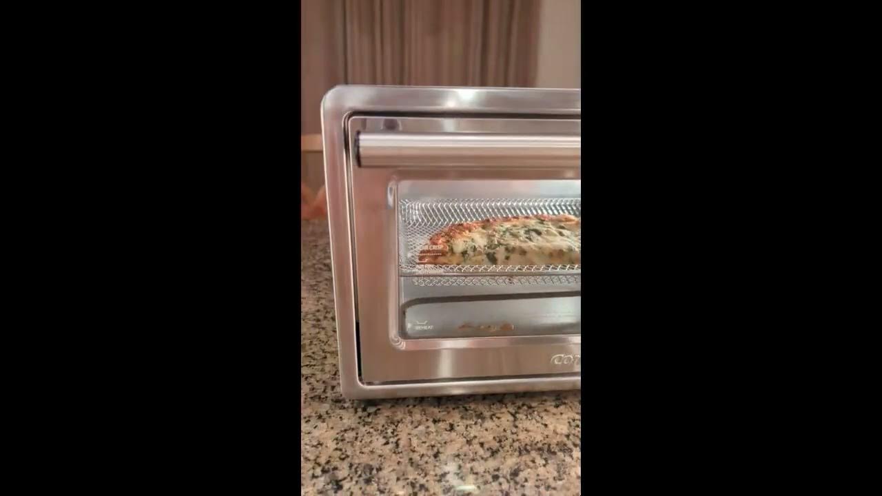 COMFEE' Toaster Oven Air Fryer FLASHWAVE Convection Toaster Oven 24QT 1750W  Bake Broil Roast