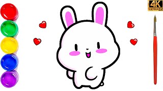 Kolay Tavşan Çizimi, Çocuklar İçin Kolay Sevimli Tavşan Nasıl Çizilir, Kolay Çizimler