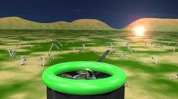 Interstellar Rail Shooter (transport) using Lightwave 3D and City Engine.