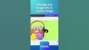 HOW TO CHANGE ANY IMAGE TO VECTOR USING CANVA #canva #canvatutorial #canvatips