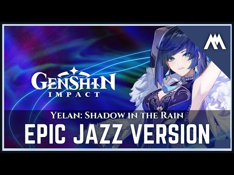 Yelan Chill BGM to relax/study/stream to - Shadow in the Rain (Coda) | Genshin Impact