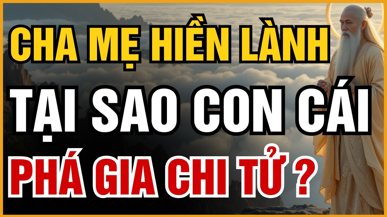 VÌ SAO CHA MẸ HIỀN LÀNH MÀ CON CÁI LẠI NGỖ NGHỊCH, PHÁ GIA CHI TỬ? NGHIỆP CHƯỚNG TẠI AI?