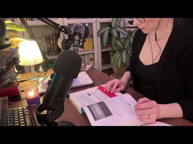 ASMR 1h study with me during a thunderstorm ⚡️⚡️