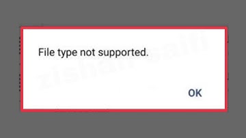 Fix File type not supported Problem Solve in Android