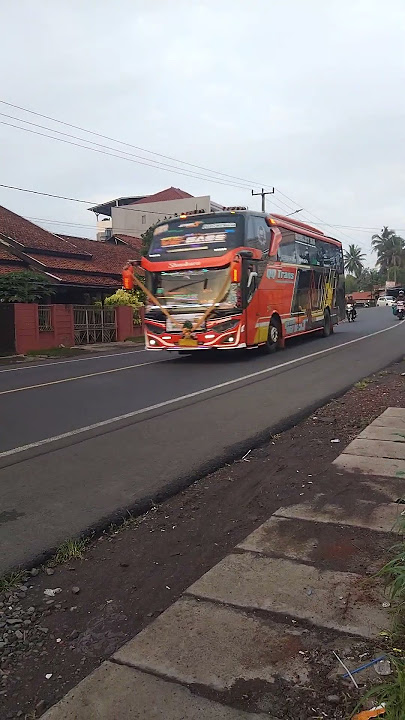 Konvoi 4 unit bus qq trans #bustelolet #busqqtrans #aniversaryqqtrans
