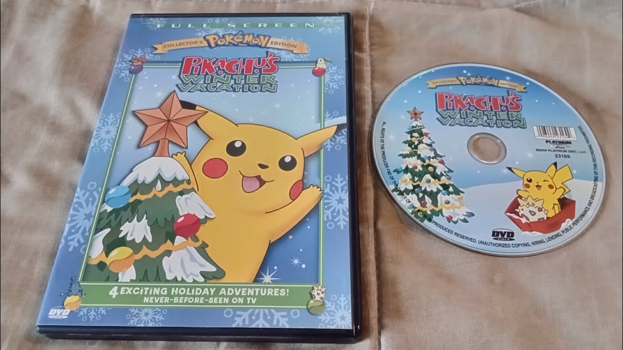 Opening to Pokémon: Pikachu's Winter Vacation (1999/2000) 2004 DVD ...