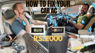 Car AC Cooling Connection with  Engine Heating and Its Solution