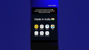 Made in India Apps🔥 by Zoho 🇮🇳 | Proudly Indian Tech Revolution #shorts #viral #zoho #madeinindia