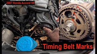 Honda Accord V6 Sedan (2007) Timing Marks
This video is not specifically on how to do the timing. The video identifies where the timing marks are for this particular car. Knowing where the timing marks are will help any beginner who may want to tackle timing.
Please Subscribe: https://www.youtube.com/c/RoCDIY Honda Accord V6 Sedan (2007) Timing Marks