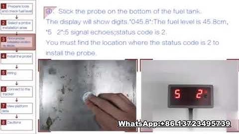 How to install an ultrasonic fuel sensor