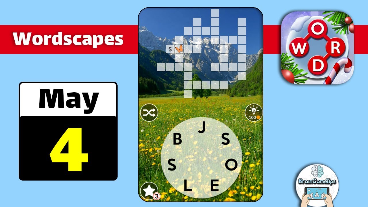 Wordscapes - May 4 2021 Daily Puzzle Answer