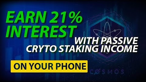 Step-by-Step Guide on how to Staking Atom on your phone for 21% APY