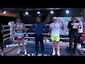 Lela beaudoin vs elizabeth chavez espinoza i  combat complet  full boxing fight 