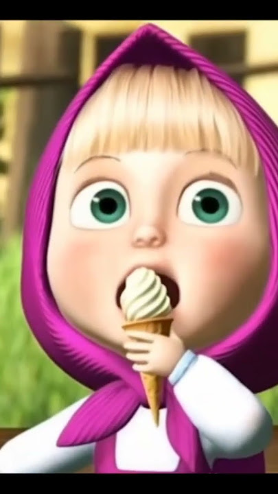 marsa makan es krim #shorts #cartoon #marsha #funny #trending #fyp