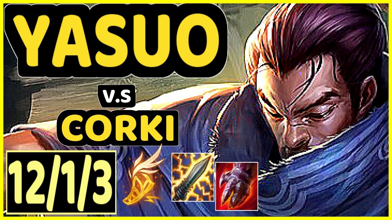 ABBEDAGGE (YASUO) vs CORKI - 12/1/3 KDA MID CHALLENGER GAMEPLAY - EUW