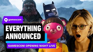 Everything Announced at gamescom Opening Night Live 2025