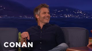 Have Dinner With Timothy Olyphant & Fight Cancer | CONAN on TBS