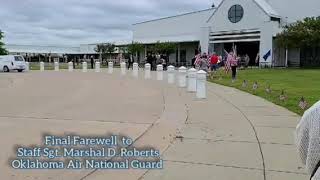 Funeral Service for Staff Sgt. Marshal D. Roberts of the Oklahoma Air National Guard