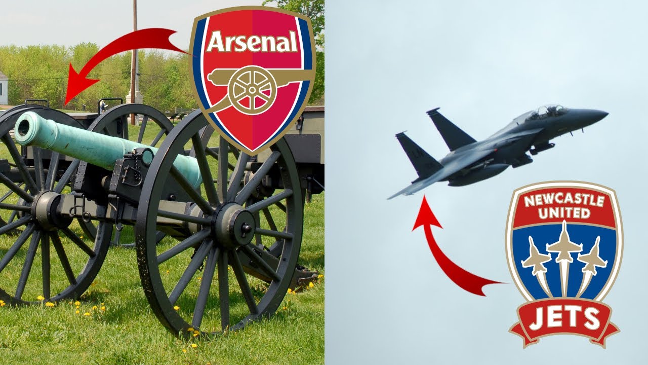 Weapons in Football Logos ⚽️