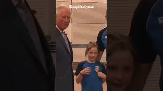 King Of Kindness Comforts Little Girl Who Was Crying Theroyalfamilycrown