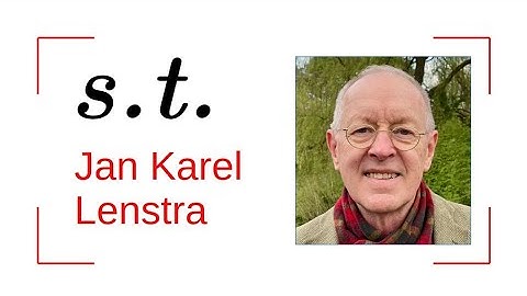 Subject to: Jan Karel Lenstra